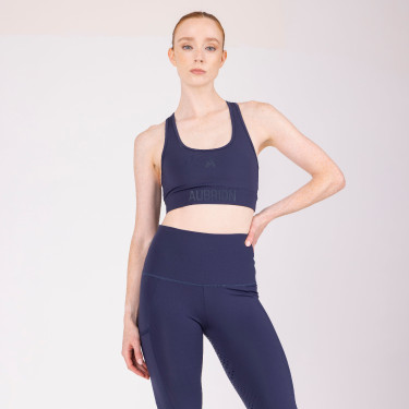 Top deportivo React Shires Aubrion Medianoche Azul