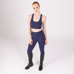 Top deportivo React Shires Aubrion Medianoche Azul