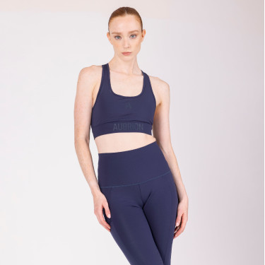 Top deportivo React Shires Aubrion Medianoche Azul