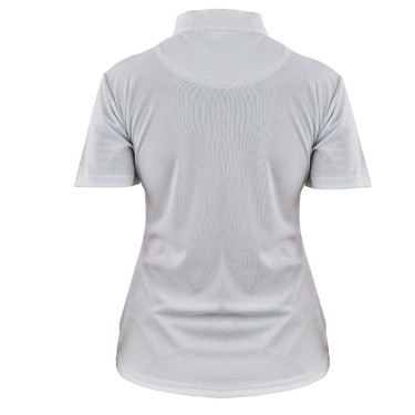 Camisa de concurso de manga corta Shires Aubrion Blanco