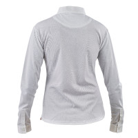 Camisa de concurso de manga larga Shires Aubrion Blanco