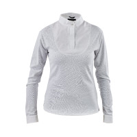Camisa de concurso de manga larga Shires Aubrion Blanco