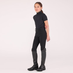 Camisa de concurso Optima Gx joven jinete Shires Aubrion Negro