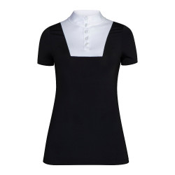 Camisa de concurso Optima MX Shires Aubrion Negro