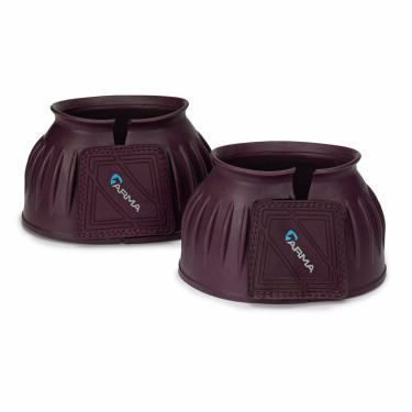 Campanas con cierre de velcro Shires Arma Negro cereza