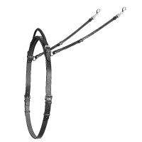 Collar de cuello con asa Shires Velociti Gara Negro