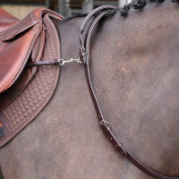 Collar de cuello con asa Shires Velociti Gara Negro