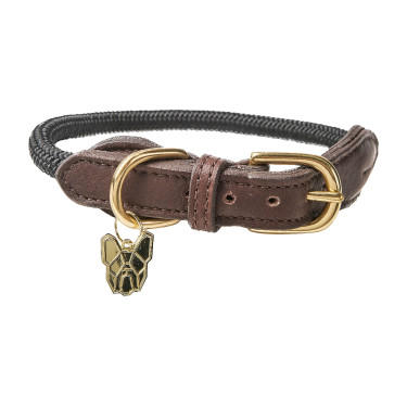 Collar de cuerda fina Shires Digby & Fox Negro
