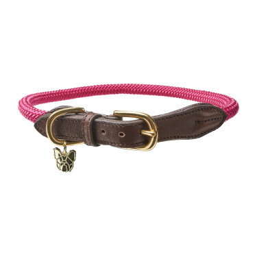 Collar de cuerda fina Shires Digby & Fox Rosa