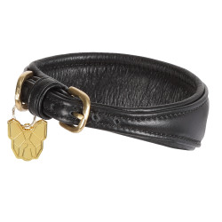 Collar acolchado para lebrel Shires Digby & Fox Negro