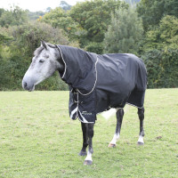 Cuello para manta de exterior Plus 200 Shires Highlander Negro