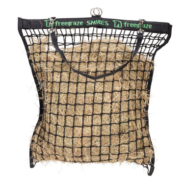 Red de heno Deluxe Shires FreeGraze Negro