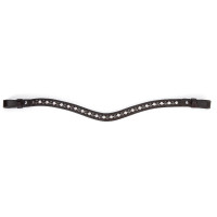 Frontal de strass negro Shires Velociti Gara Castaño Marr&amp;amp;amp;oacute;n