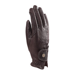 Guantes de equitación Estade Shires Aubrion Castaño Marr&amp;amp;amp;oacute;n