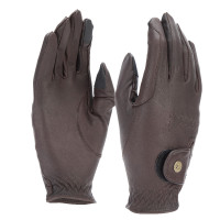 Guantes de equitación Estade Shires Aubrion Negro