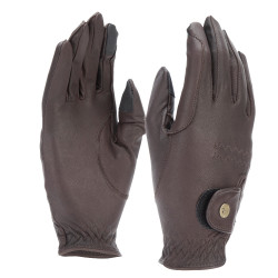 Guantes de equitación Estade Shires Aubrion Castaño Marr&amp;amp;amp;oacute;n
