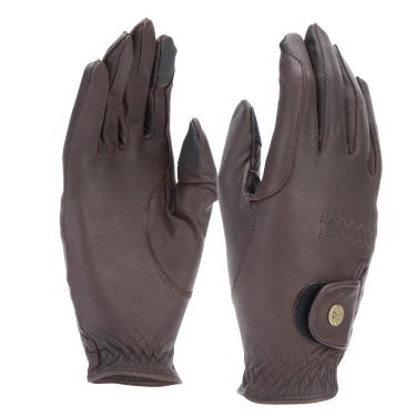 Guantes de equitación Estade Shires Aubrion Castaño Marr&amp;amp;amp;oacute;n