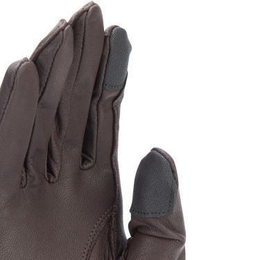 Guantes de equitación Estade Shires Aubrion Castaño Marr&amp;amp;amp;oacute;n