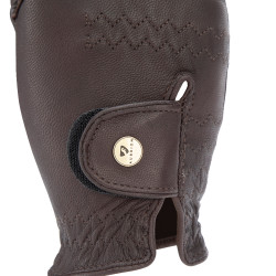 Guantes de equitación Estade Shires Aubrion Castaño Marr&amp;amp;amp;oacute;n