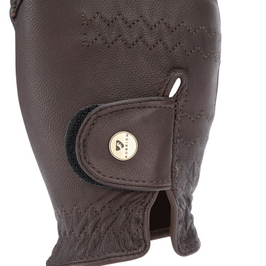 Guantes de equitación Estade Shires Aubrion Castaño Marr&amp;amp;amp;oacute;n