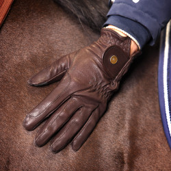 Guantes de equitación Estade Shires Aubrion Castaño Marr&amp;amp;amp;oacute;n