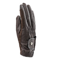 Guantes de equitación Stadium Shires Aubrion Negro