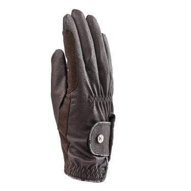 Guantes de equitación Stadium Shires Aubrion Castaño Marrón Guantes de equitación Stadium Shires Aubrion Castaño Marrón