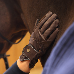 Guantes de equitación Stadium Shires Aubrion Castaño Marrón Guantes de equitación Stadium Shires Aubrion Castaño Marrón