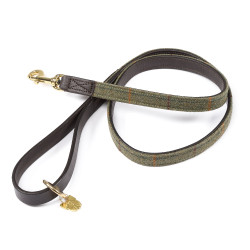 Correa para perro de tweed Shires Digby & Fox Cuadros rojo / amarillo / azul Motifs