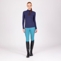 Leggings de equitación React Non-Stop Shires Aubrion Bruma Azul
