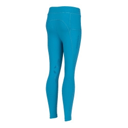 Legging de equitación React Rhythm para joven jinete Shires Aubrion Martin pescador Azul