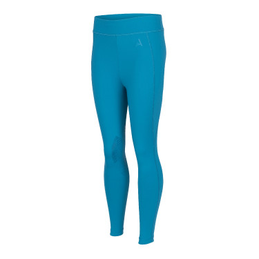 Legging de equitación React Rhythm para joven jinete Shires Aubrion Martin pescador Azul