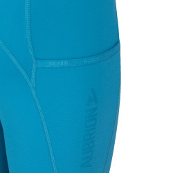 Legging de equitación React Rhythm para joven jinete Shires Aubrion Martin pescador Azul