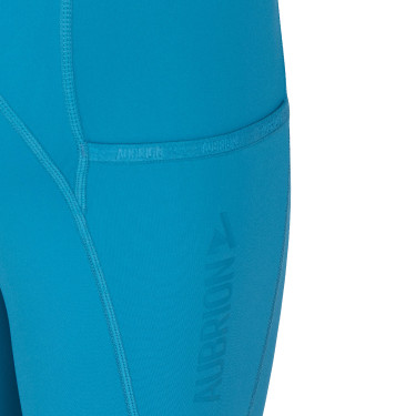 Legging de equitación React Rhythm para joven jinete Shires Aubrion Martin pescador Azul