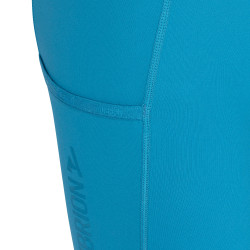 Legging de equitación React Rhythm para joven jinete Shires Aubrion Martin pescador Azul