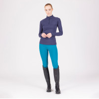 Leggings de equitación React Rhythm Shires Aubrion Martin pescador Azul