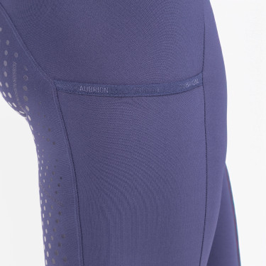 Leggings de equitación React Sculpt Shires Aubrion Medianoche Azul