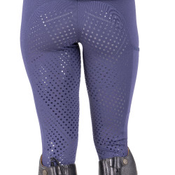 Leggings de equitación React Sculpt Shires Aubrion Medianoche Azul
