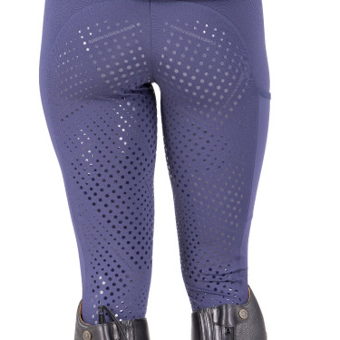 Leggings de equitación React Sculpt Shires Aubrion Medianoche Azul