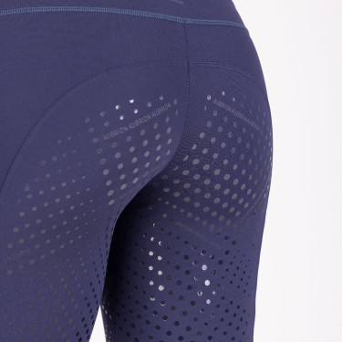 Leggings de equitación React Sculpt Shires Aubrion Medianoche Azul