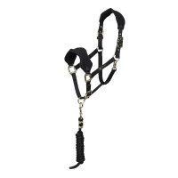 Cabezal y ramal polar Shires Arma Negro