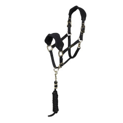 Cabezal y ramal polar Shires Arma Negro