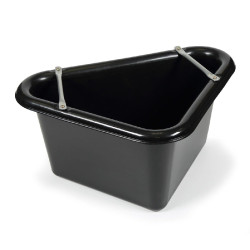 Comedero de esquina Shires Ezi-Kit Negro