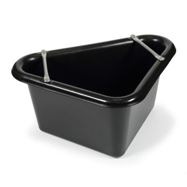 Comedero de esquina Shires Ezi-Kit Negro
