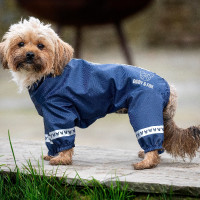 Abrigo para perro Cover-All Shires Digby & Fox Marino Azul marino