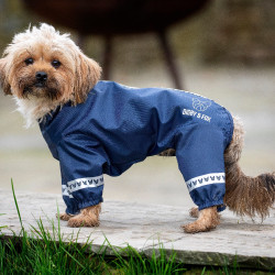 Abrigo para perro Cover-All Shires Digby & Fox Marino Azul marino