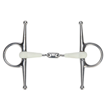 Muserola con agujas de doble rotura EquiKind Softie Shires Acero Gris