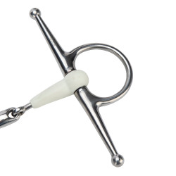 Muserola con agujas de doble rotura EquiKind Softie Shires Acero Gris