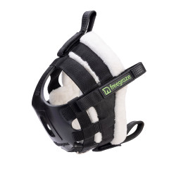 Cesta de pastoreo desmontable AirFlow Deluxe negra Shires FreeGraze Negro
