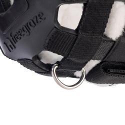 Cesta de pastoreo desmontable AirFlow Deluxe negra Shires FreeGraze Negro